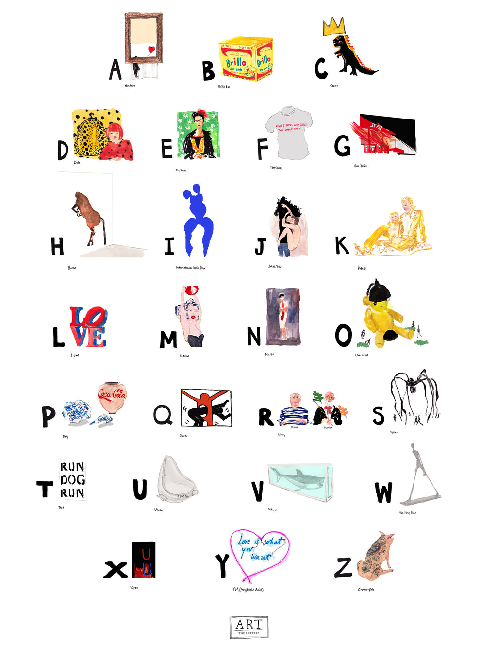 Art ABC Print