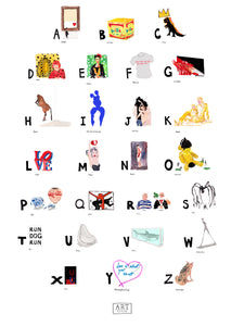 Art ABC Print