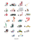 New York ABC Print