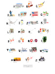 South Carolina ABC Print