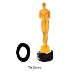 O is for The Oscars. The Academy Awards ceremony happens every February in Los Angeles. Oscars are awarded to the most talented figures behind the top films shown in the previous year. 