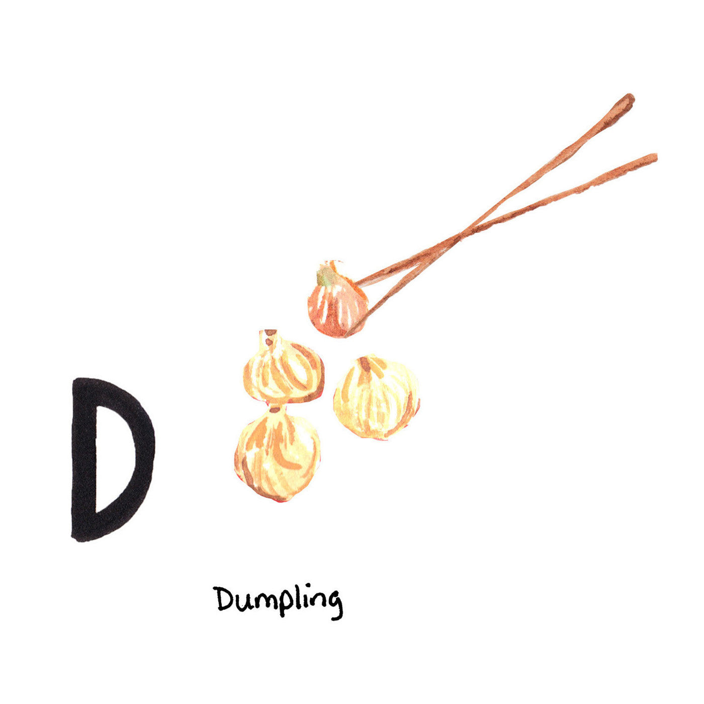 D is for Dumpling. Chinatown in Lower Manhattan is home to the highest concentration of Chinese people in the Western Hemisphere, and is home to over 300 restaurants.
