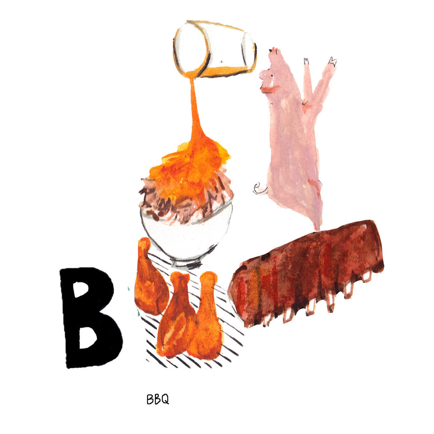 B is for BBQ. It is an age-old debate but ask any South Carolinian, and they’ll tell you with conviction that this is the birthplace of BBQ, regardless of sauce preference.
