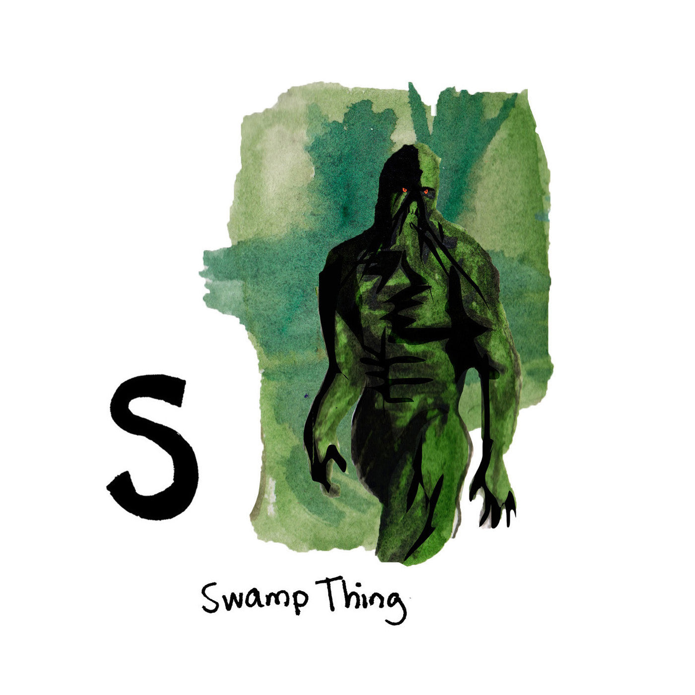 S is for Swamp Thing. The Wes Craven movie, Swamp Thing, was filmed entirely in Charleston in 1982.