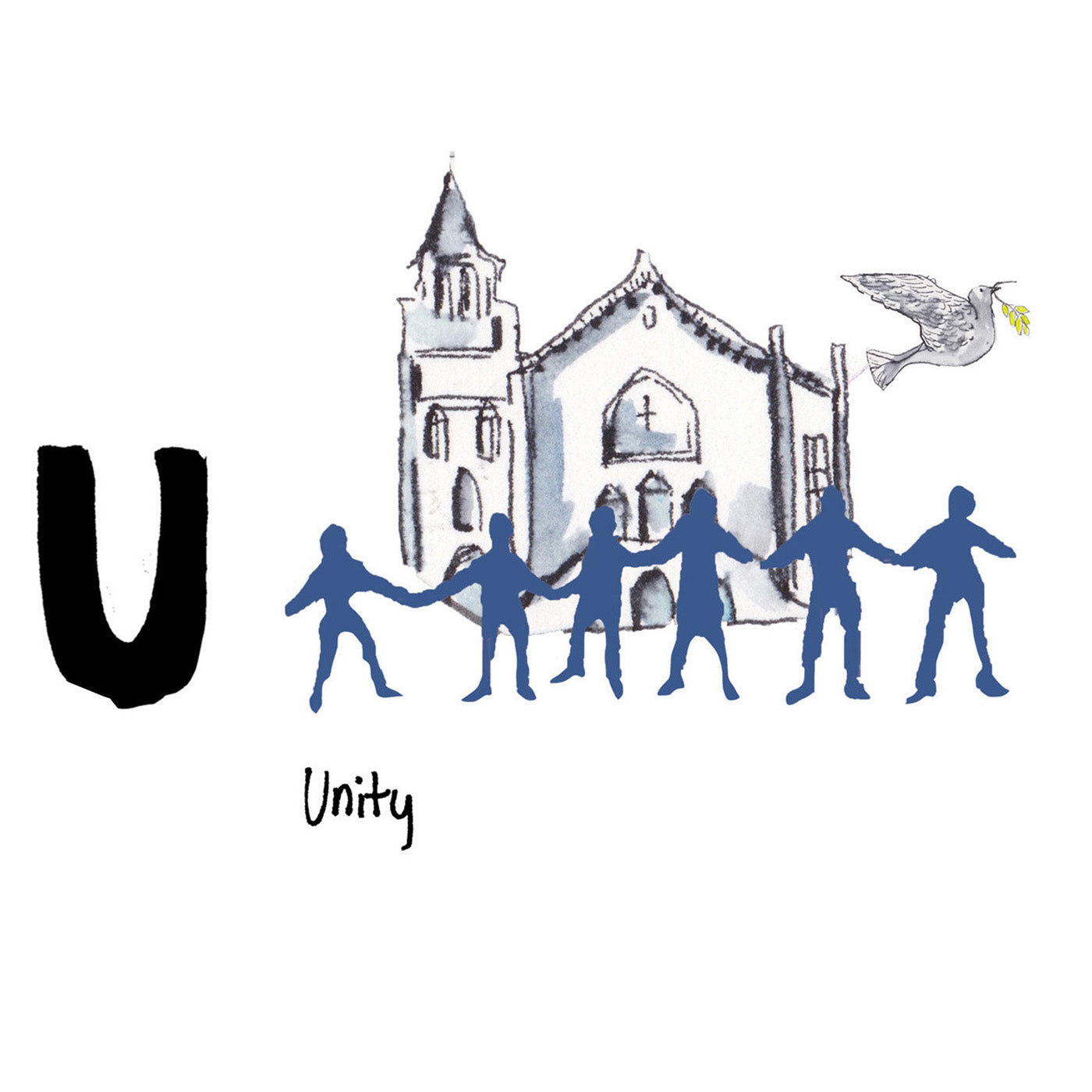U is for Unity. The city of Charleston has come together and shown incredible resilience after the devastating shooting at the Emanuel African Methodist Episcopal Church in 2015. The victims will always be remembered.